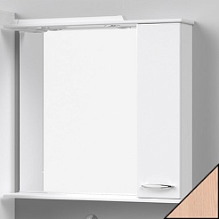 Водолей Зеркальный шкаф Колумбия 85 R дуб – фотография-1